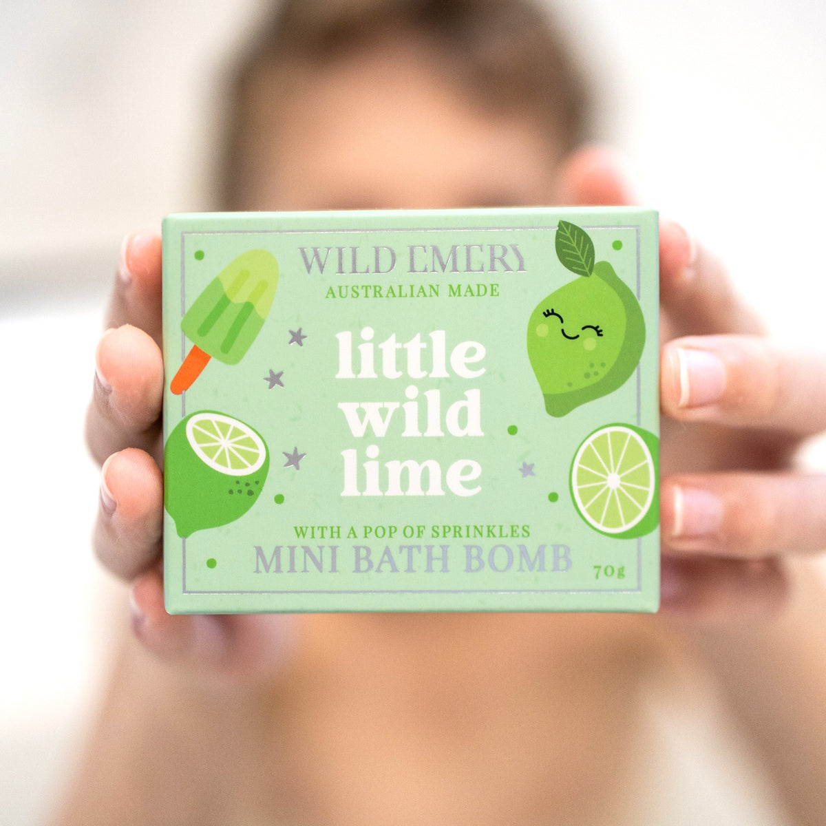 Wild Emery Kids Mini Bath Bomb - Little Wild Lime