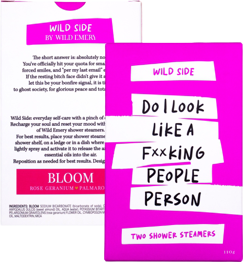 Wild Emery Wild Side Shower Steamers - Do I Look Like A Fxxking Peole Person