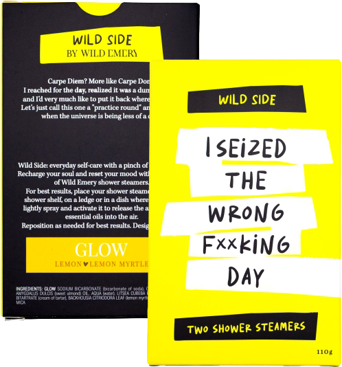 Wild Emery Wild Side Shower Steamers - I Seized The Wrong Fxxking Day