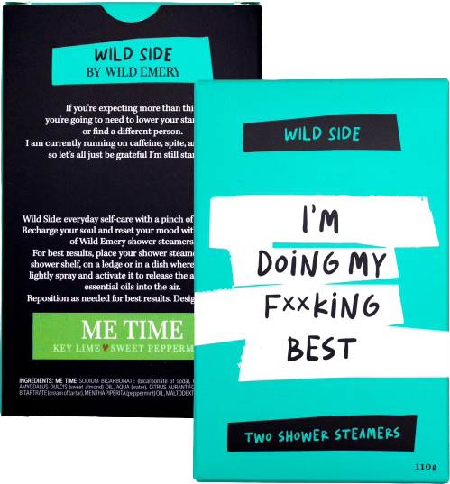 Wild Emery Wild Side Shower Steamers - I'm Doing My Fxxking Best