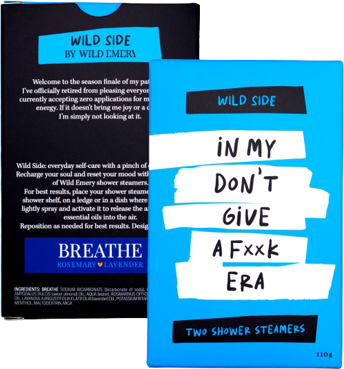 Wild Emery Wild Side Shower Steamers - In My Don't Give A FxxK Era