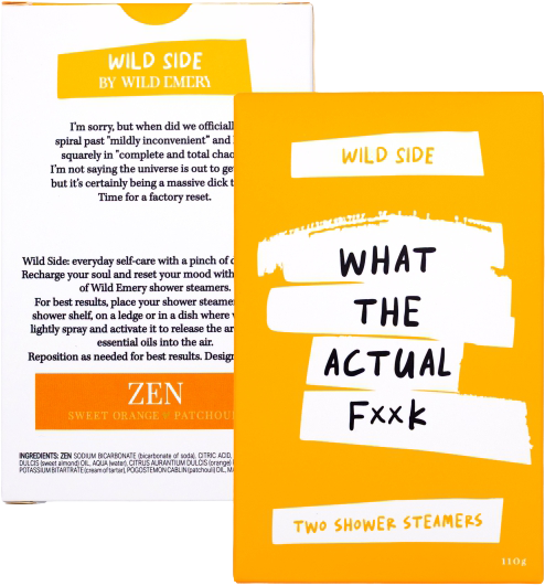 Wild Emery Wild Side Shower Steamers - What The Actual Fxxk