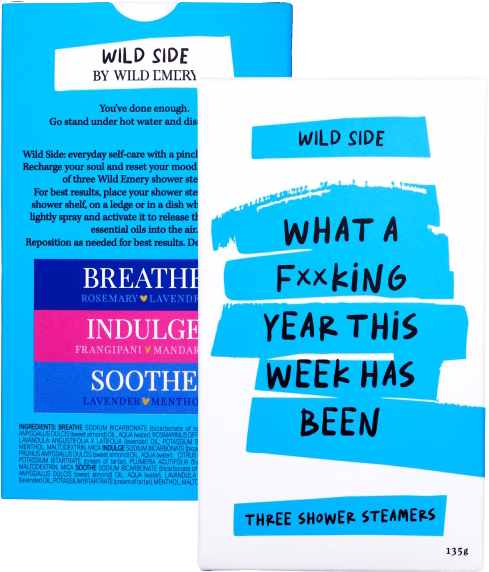 Wild Emery Cheeky Shower Steamers - What A Fxxking Year This Week Has Been