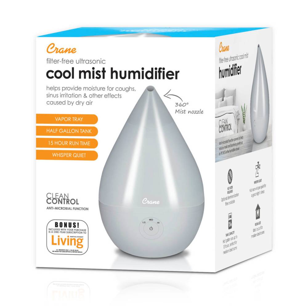 Crane Cool Mist Humidifier Droplet