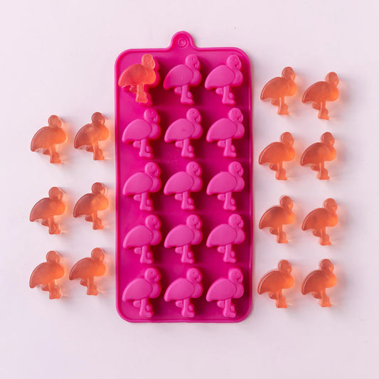 little giants silicone moulds - flamingos