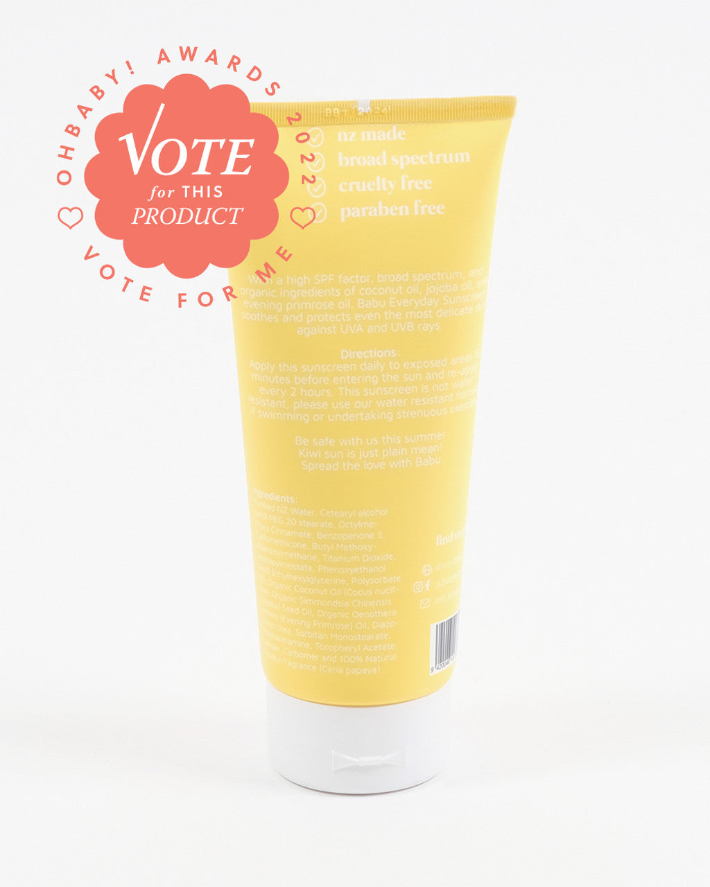Babu Everyday Sunscreen