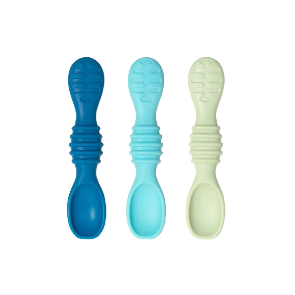 bumkins silicone dipping spoons - 3 pack