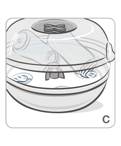 nuk micro express microwave steam steriliser